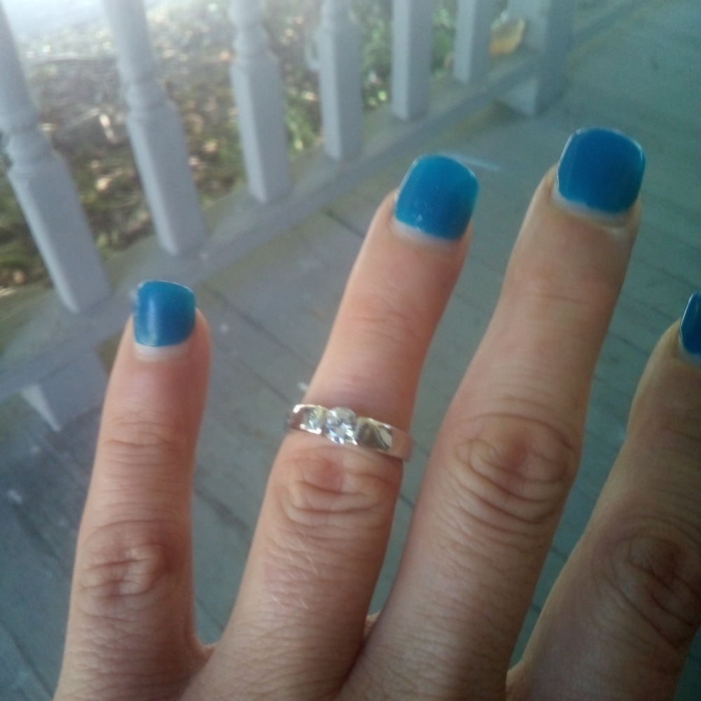Ring size 6 925 Sterling silver.